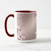 Delicate Pink Floral Mug Tasse (Links)