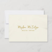 Delicate Pink Flowers Branch Orthodox Funeral Dankeskarte (Rückseite)