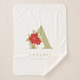  Delicate Poinsettias A Initial Christmas Girl Gif Sherpadecke