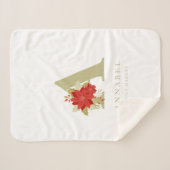  Delicate Poinsettias A Initial Christmas Girl Gif Sherpadecke (Vorderseite (Horizontal))