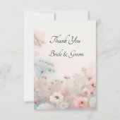 Delicate Queen Anne's Lace Photo Thank you Card Dankeskarte (Vorderseite)