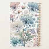 Delicate Queen Anne's Lace Wedding Planner Planer (Rückseite)