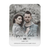 Delicate Romantic Wedding Custom Photo Couple Magnet (Vertikal)