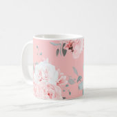 Delicate Rose Bouquet Kaffeetasse (Vorderseite Links)