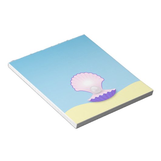 Delicate Seashell Notizblock (angewinkelt)