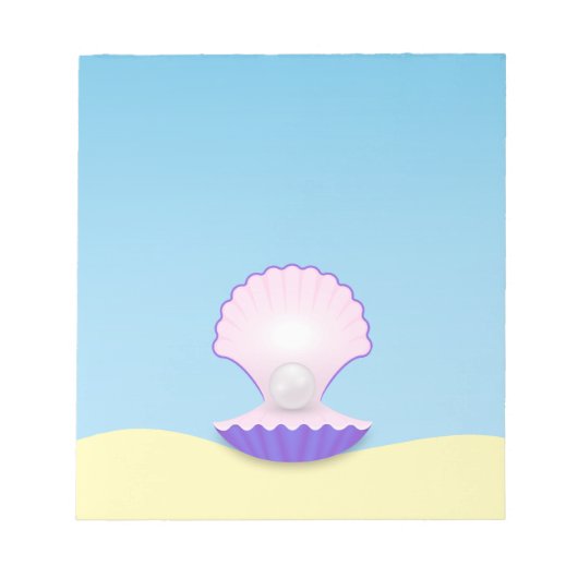 Delicate Seashell Notizblock (Vorderseite)
