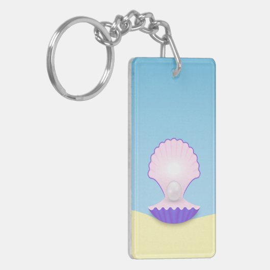 Delicate Seashell Schlüsselanhänger (Vorderseite links)