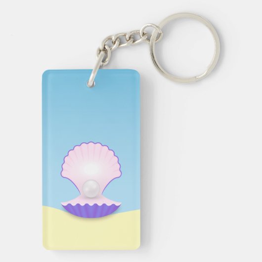 Delicate Seashell Schlüsselanhänger (Rückseite)