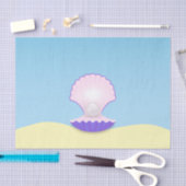 Delicate Seashell Seidenpapier (Handwerk)