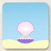 Delicate Seashell Untersetzer (Vorderseite)