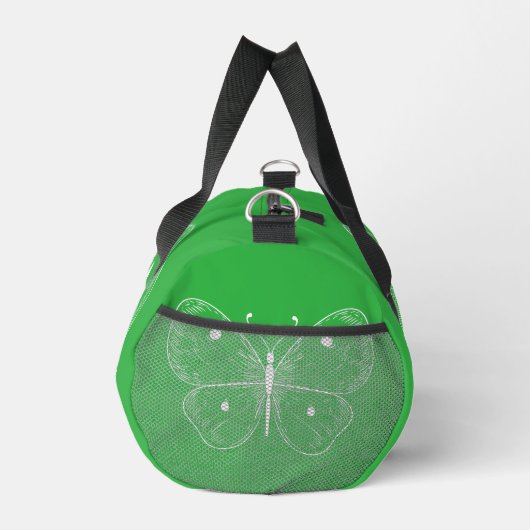 Delicate Sketch Butterfly Duffle Bag (Rechts)