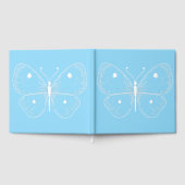 Delicate Sketch Butterfly Gästebuch (Voll)