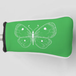 Delicate Sketch Butterfly Golf Headcover