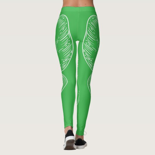Delicate Sketch Butterfly Leggings (Rückseite)