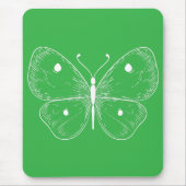 Delicate Sketch Butterfly Mousepad (Vorne)