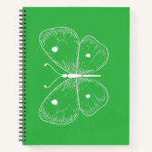 Delicate Sketch Butterfly Notizblock (Vorderseite)