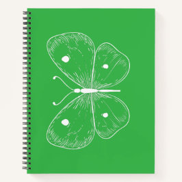 Delicate Sketch Butterfly Notizblock