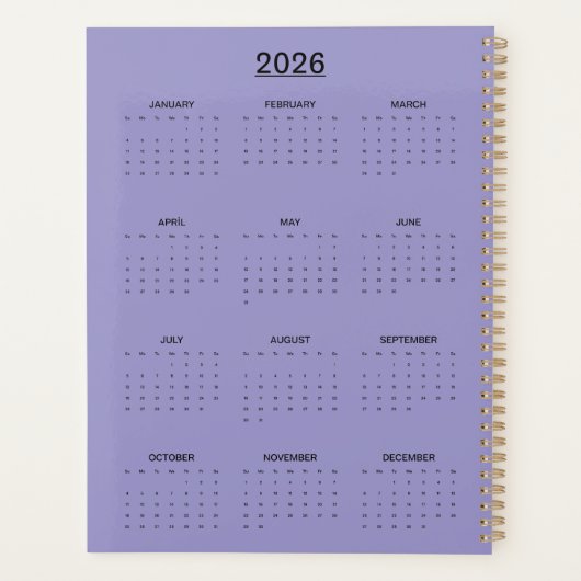 Delicate Still Life Planer (Rückseite)