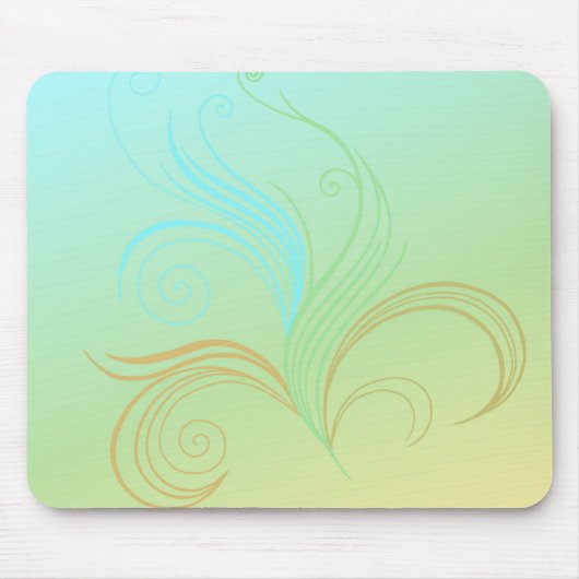 Delicate Swirl Mousepad (Vorne)
