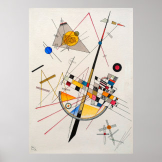 Delicate Tension (1923) by Wassily Kandinsky Poster