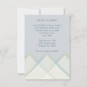 Delicate Transparency Effect on Romantic Couple Einladung (Rückseite)