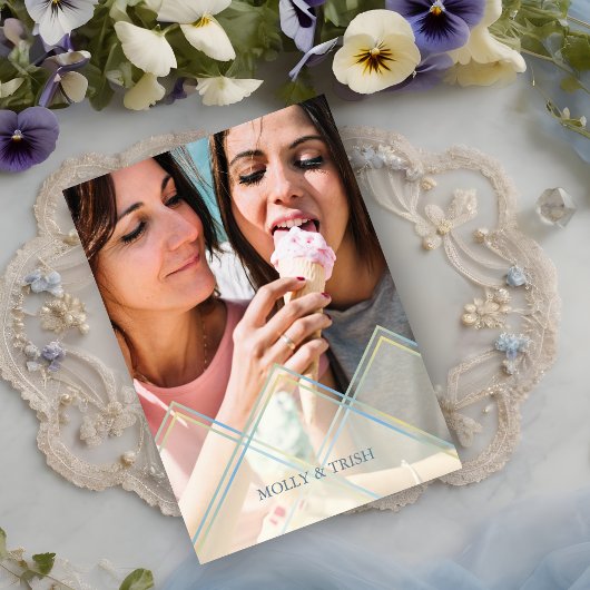 Delicate Transparency Effect on Romantic Couple Einladung