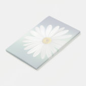 Delicate White Daisy Post-it Klebezettel (angewinkelt)
