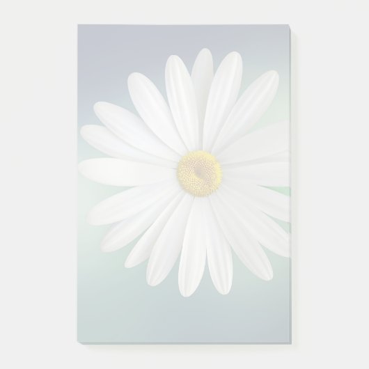 Delicate White Daisy Post-it Klebezettel (Vorderseite)