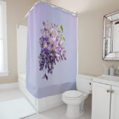 Delicate Wisteria Duschvorhang (Beispiel)