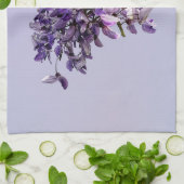 Delicate Wisteria Geschirrtuch (Gefaltet)