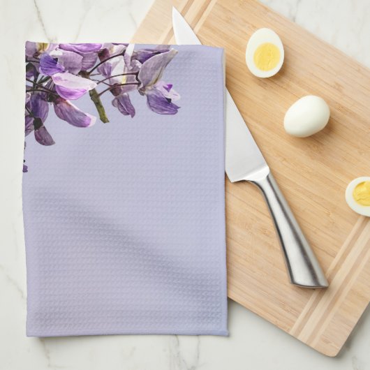Delicate Wisteria Geschirrtuch (Viertel Falte)