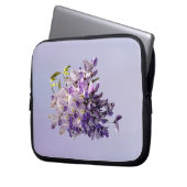 Delicate Wisteria Laptopschutzhülle (Vorderseite Links)