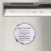 Delicate Wisteria Save the Date Magnet (In Situ (Geschirrspüler))