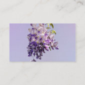 Delicate Wisteria Visitenkarte (Rückseite)