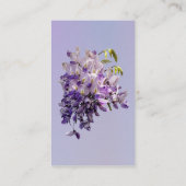 Delicate Wisteria Visitenkarte (Rückseite)