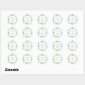 Delicate Wreath Wedding Brautparty Stickers (Blatt)