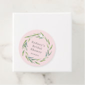 Delicate Wreath Wedding Brautparty Tags Geschenkanhänger (Beispiel)
