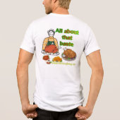 Delicious Baste Tri-Blend Shirt (Rückseite)