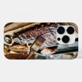 Delicious BBQ Ribs Barbecue iPhone Case (Rückseite (Horizontal))