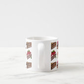 Delicious Cakes Desserts Pattern Quirky Espressotasse (Rückseite)