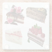 Delicious Cakes Selection Glasuntersetzer (Rückseite)