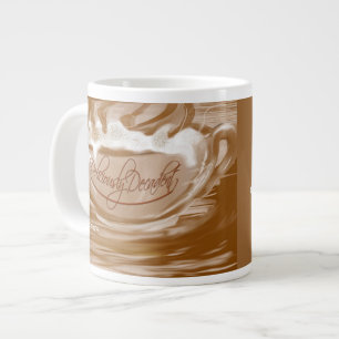 Delicious dekadent Foam Cappuccino Jumbo-Tasse