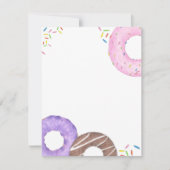 Delicious Donuts Note Card Mitteilungskarte (Vorderseite)