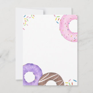 Delicious Donuts Note Card Mitteilungskarte