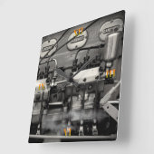 Delicious Engineering Quadratische Wanduhr (Winkel)