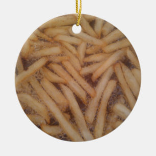Delicious French Fries Keramik Ornament