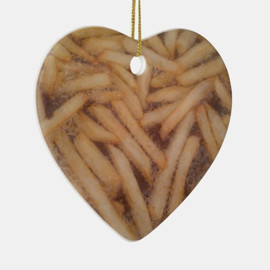 Delicious French Fries Keramikornament (Rechts)