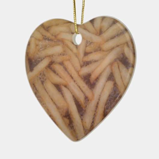 Delicious French Fries Keramikornament (Links)