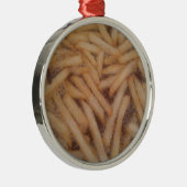 Delicious French Fries Silbernes Ornament (Rechts)