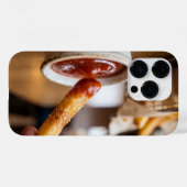 Delicious French Fry and Ketchup Dip iPhone Case (Rückseite (Horizontal))